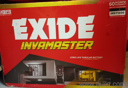 Exide inverter set along with trolley,warranty is available on battery for 3 years and 2 years on invertor(1)