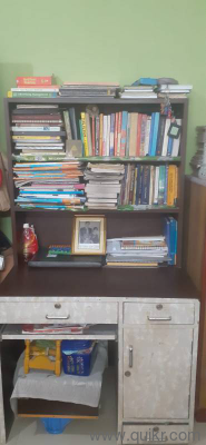 a wooden study table in good condition(1)