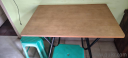 wooden table with 2 stools(1)