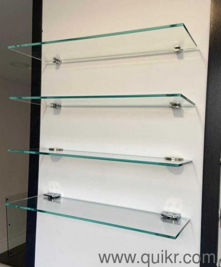Shelf glass and angles