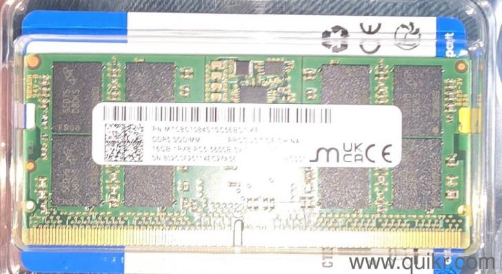 Crucial 16 Gb DDR5 5600Mhz RAM