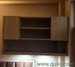 Custom Study Desk + Cabinet Set | Walnut Finish | Almost New | Daryaganj(3)