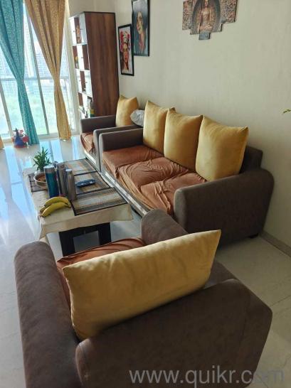 Sofa Set 3+1+1 with cushions & cover