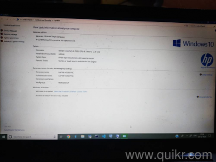 HP Laptop | Intel i3 7th Gen | 4GB RAM | Windows 10 | Good Condition(1)