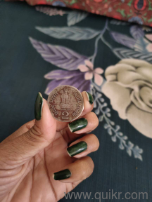 chatrapati shivaji maharaj 2 rupees old coin good condition(2)