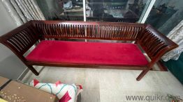 sofa bought from Ikea 2 years ago and a teakwood sofa with 3+1+1 and a center table(4)