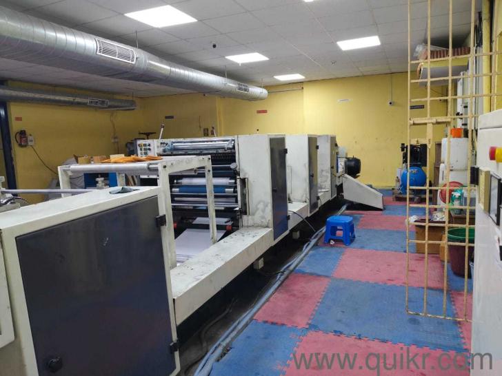 Web offset 3 color printing machine