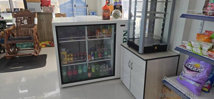 Table top counter display refrigerator