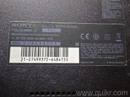 playstation 2 console + 1 wired dualshock controller(3)