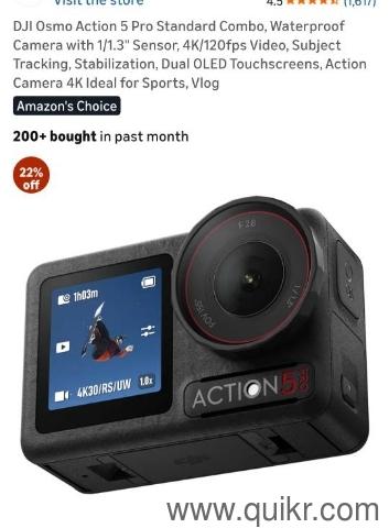 mint condition action camera shootable for vlogging