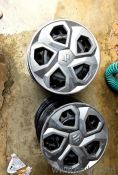 Maruti Brezza 2024 Steel Rims + Wheel Caps  Set of 4  URGENT SALE