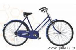 blue lady bycle 