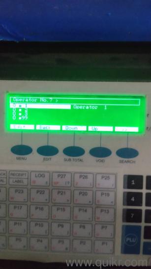 Electronic weight machine operator 4