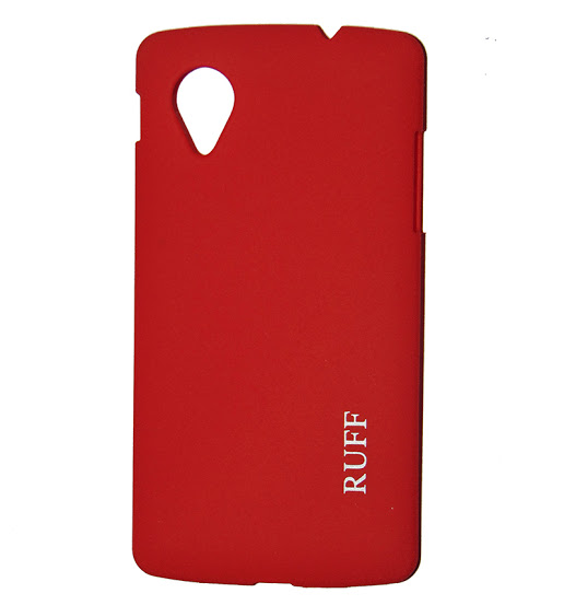 Ruff Sword Finish Back Cover For LG Nexus 5 (Red)