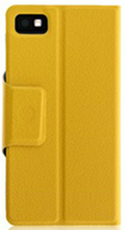 Calling Case Flip Cover Apple iPhone 5c (Yellow)