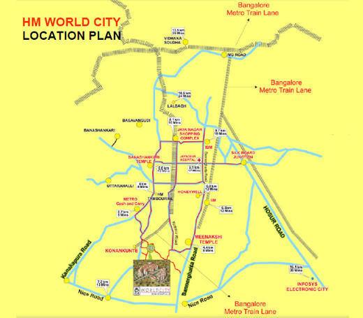 Semi Furnished 2BHK Apartment for Sale in JP Nagar, Bangalore at HM World City(4)