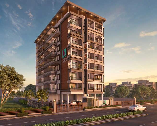 Semi Furnished 2 BHK Apartment for Sale in Mallikatte, Mangalore at Inland Apeiron(1)