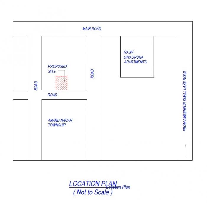 Semi Furnished 2BHK Apartment for Sale in Ameenpur, Hyderabad at VR Sri Veena Residency(2)