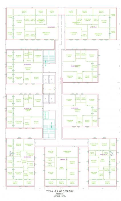 Semi Furnished 3BHK Apartment for Sale in Miyapur, Hyderabad at Vaishnavis Miyapur