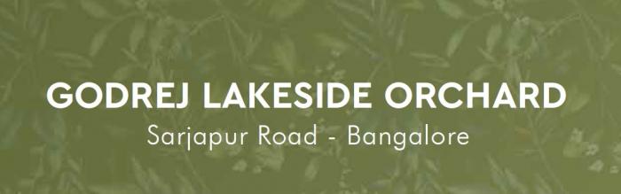 2BHK Apartment for Sale in Sarjapur Road, Bangalore at Godrej Lakeside Orchard