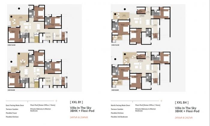 3BHK Apartment for Sale in Byrathi, Bangalore at True North by Livingwalls(4)