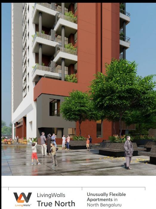 3BHK Apartment for Sale in Byrathi, Bangalore at True North by Livingwalls