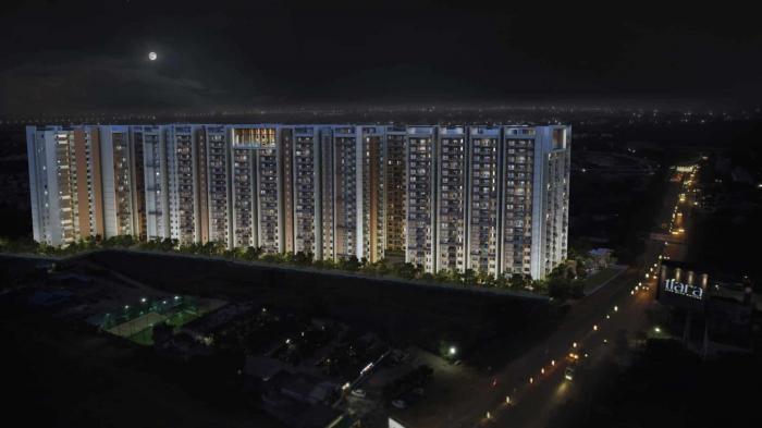 Semi Furnished 3BHK Apartment for Sale in Bachupally, Hyderabad at Srias Tiara(2)